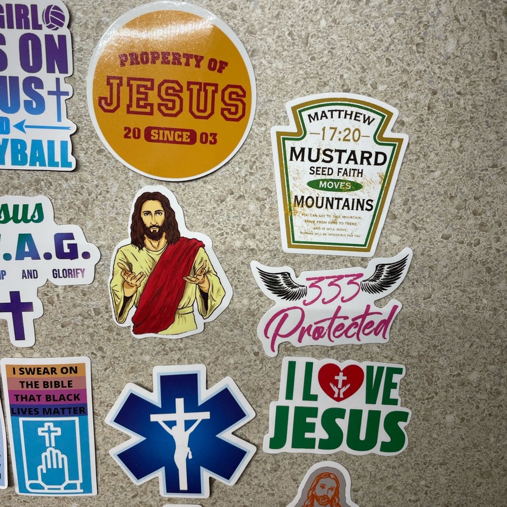 Colorful Religious Sticker Set 32 total - Picture 3 of 7